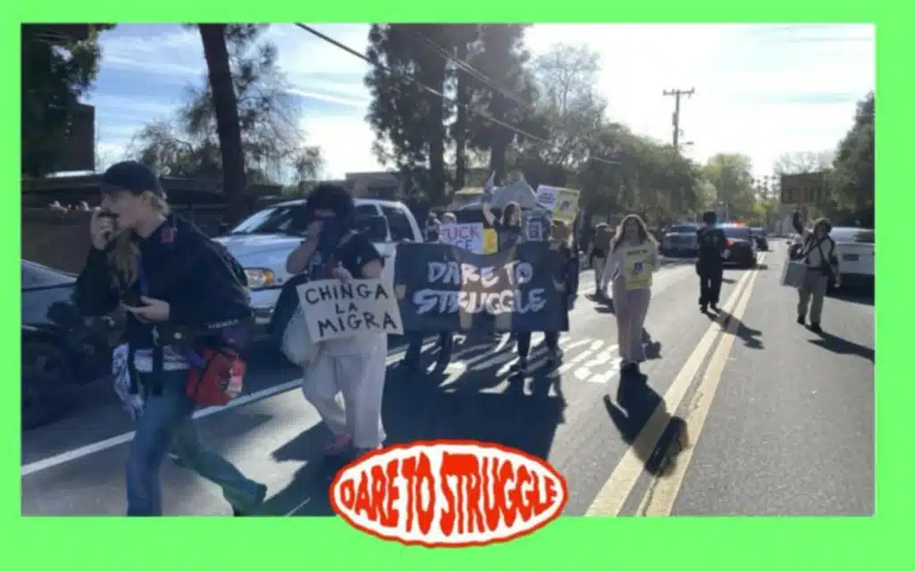 500 Teenagers Send Ice Officer To Hospital As Far Left Activist Group Urges Minors To Rebel