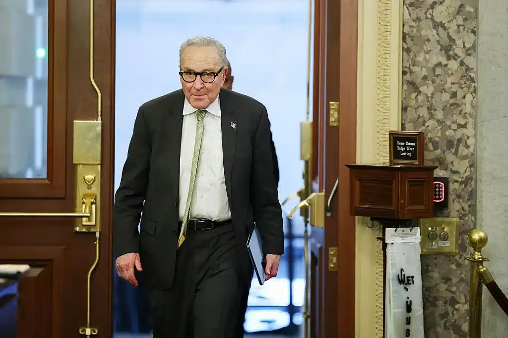 Schumer Storms Out As Ny Republicans Confront Him Over Deadly Border Failures Dhs Funding